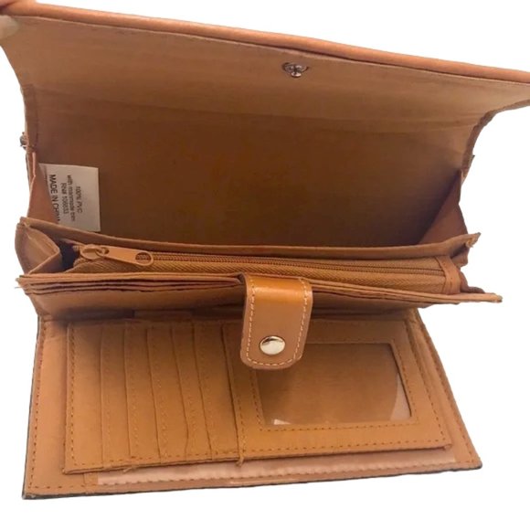 Unbranded Brown Bifold Flap Wallet - Picture 4 of 6